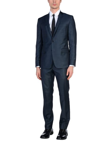 Lyst - Versace Suit in Blue for Men