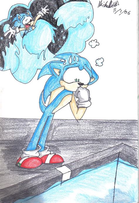 Sonic's water phobia by mmishee on DeviantArt