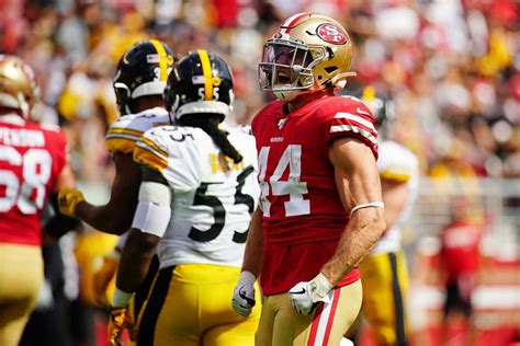 Watch 49ers fullback Kyle Juszczyk deliver the stiff arm of the year in SF's win over the Steelers