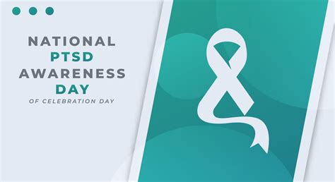 Happy PTSD Awareness Day Celebration Vector Design Illustration for ...