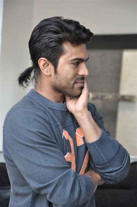 Ram Charan Hairstyle In Orange - Wavy Haircut