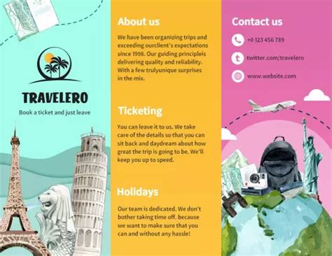 Travel Brochure Templates - Customize & Download (Free)