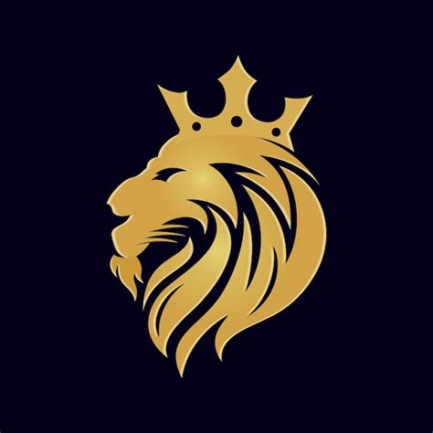 Premium Vector | Lion king logo design