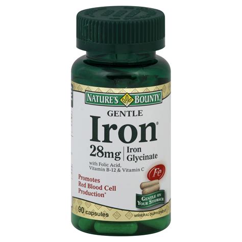 Iron, 28 mg, Capsules, 90 capsules