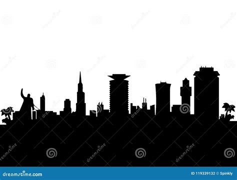 Nairobi Skyline Stock Illustrations – 99 Nairobi Skyline Stock ...