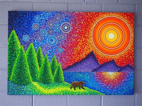 Ozzie Living in Canada | Dot art painting, Dot painting, Mandala design art