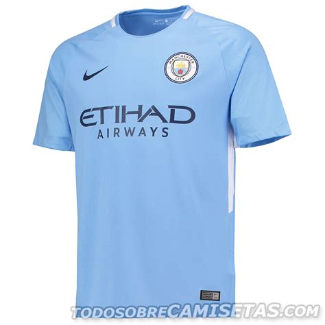 Manchester City 2017-18 Nike Home Kit - Todo Sobre Camisetas