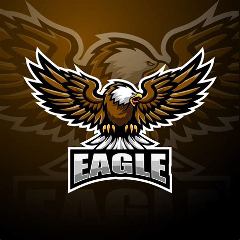 Free Eagle Mascot Logo – GraphicsFamily