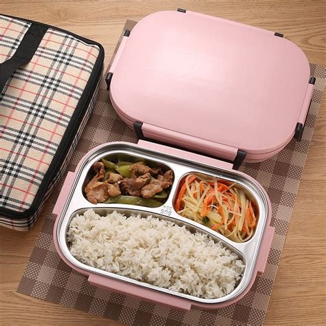 ONEUP Lunch box Stainless Steel Portable Picnic office School Food ...