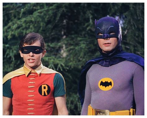 Robin (Burt Ward) and Batman (Adam West) | Batman tv series, Batman ...