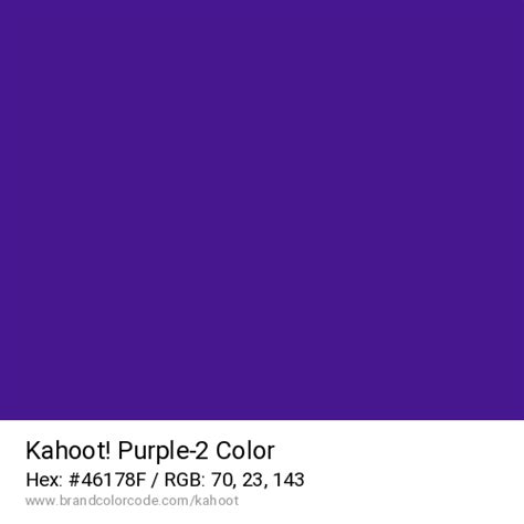 Kahoot! Brand Color Codes » BrandColorCode.com