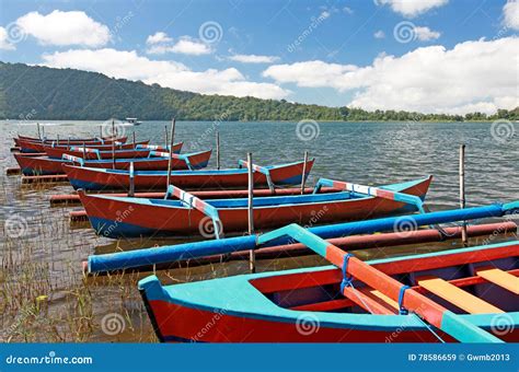 Boats on Lake Beratan - Bedugul - Bali 008 Stock Image - Image of ulan ...