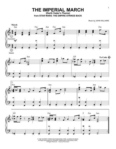 The Imperial March (Darth Vader's Theme) | Sheet Music Direct