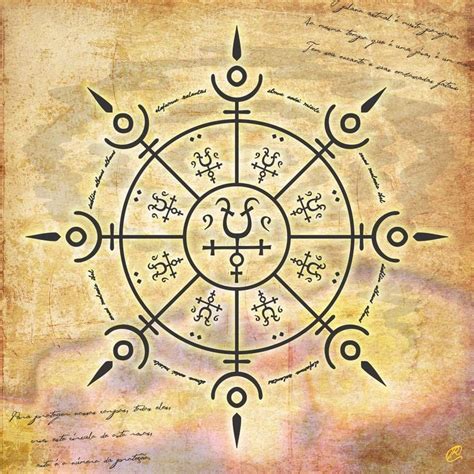 Protect Magic Circle - type 8 by DAZUMA on DeviantArt | Magic symbols, Magic circle, Book of shadows