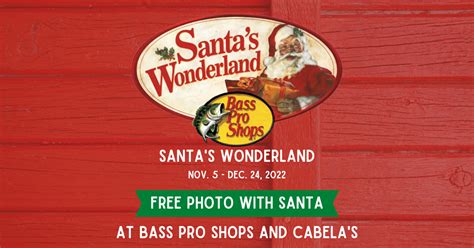 Free 4x6 Photo and Activities at Bass Pro Shops Santa’s Wonderland ...