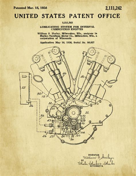 2111242-Harley Davidson Knucklehead Engine