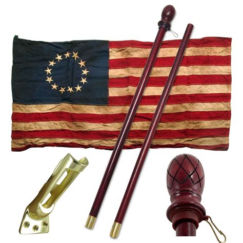 Valley Forge USA Heritage Series 13 Star Flag Kit - Liberty Flag Shop ...