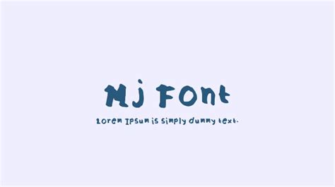 Mj Font : Download Free for Desktop & Webfont