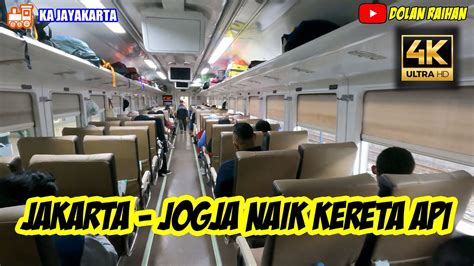 [4K] Perjalanan Jakarta - Jogja Naik Kereta Api Jayakarta Permium - YouTube