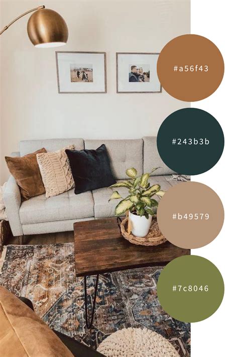 Earth Tones Color Palette | Earth tone living room, Living room color, Living room designs