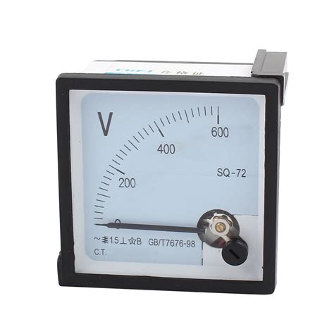 SQ-72 Class 1.5 0-600V Screw Mounted Voltage Analog Panel Meter ...