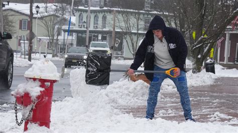 Forecast of snow accumulation in NJ: A breakdown by town