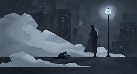 ArtStation - Noir Detective, Rebecca Hu | Noir detective, Detective aesthetic, Detective