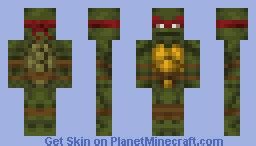 Raphael Tmnt [Book and Movie Contest] Minecraft Skin