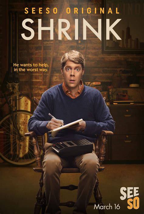 Shrink Series Poster | Tv series 2017, Comedy tv, New comedies