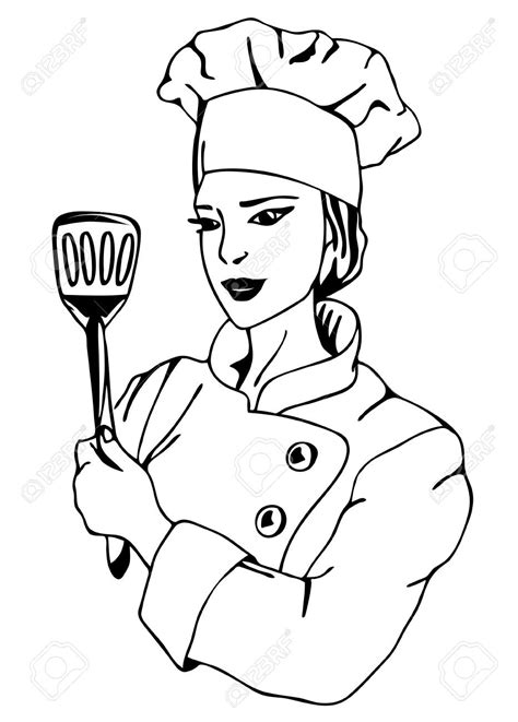 Chef clipart black and white, Chef black and white Transparent FREE for download on ...