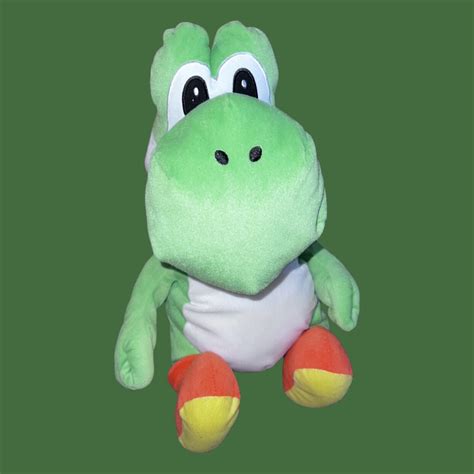 2021 Super Mario Bros Yoshi Jumbo Plush Stuffed Nintendo Shell Pocket 22"