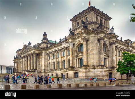 The Deutscher Bundestag (parliament building) in Berlin, Germany Stock ...