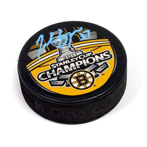 Patrice Bergeron Boston Bruins Autographed 2011 Stanley Cup Champions Puck - NHL Auctions