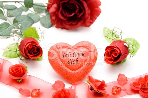 I Love You Heart And Roses Stock Photo | Royalty-Free | FreeImages