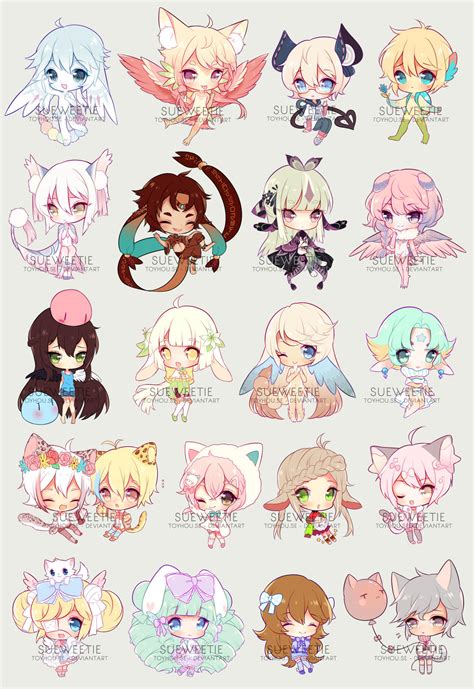 CHIBBIES BATCH 10 by Sueweetie on DeviantArt