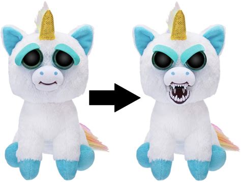 Feisty Pets Paranoid Prisma: Rainbow Unicorn Plush Doll - Walmart.com