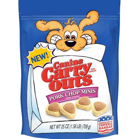 Canine Carry Outs Dog Treats, Pork Chop Minis, 25 Ounce Bag - Walmart.com