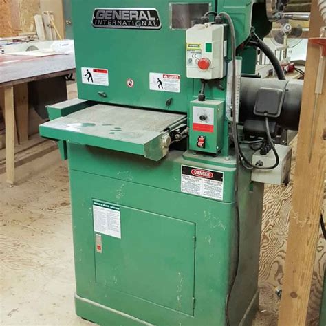 Used General 15-030M1 15in 3HP Open Type Wide Belt Sander – Coast Machinery Group