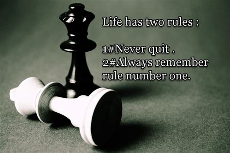 Life has two rules - Staying Alive is Not Enough