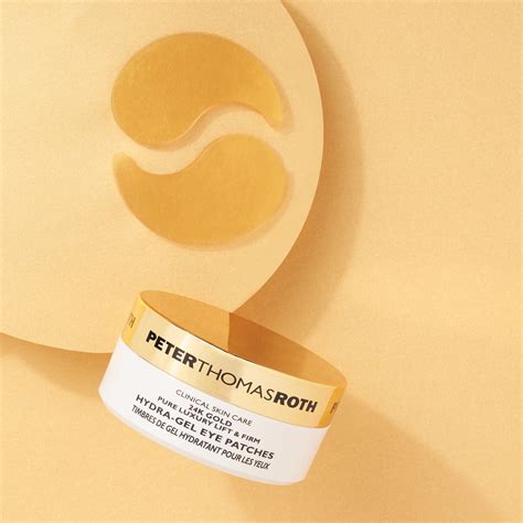 24K Gold Pure Luxury Lift & Firm Hydra-Gel Eye Patches | Pure products, Gel, 24k gold