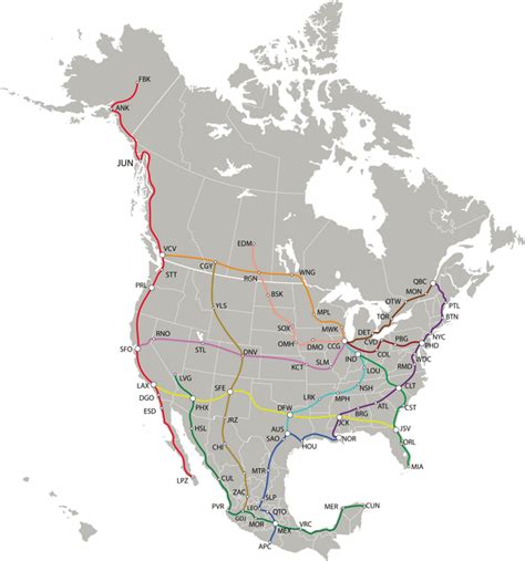 Updated Hyperloop Map of North America. : r/imaginarymaps