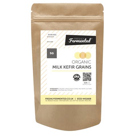 Organic Milk Kefir Grains | Freshly Fermented