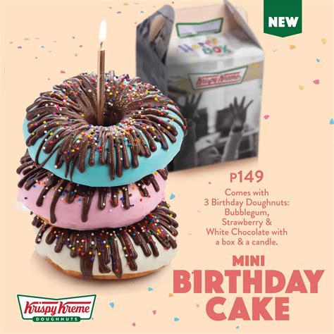 Happy Birthday Krispy Kreme with Mini Birthday Cake Doughnuts - It's Chada! - Awesome Stories