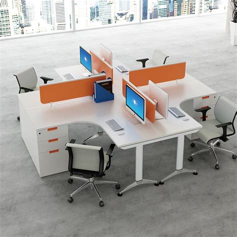 Plywood 4 Seater Modular Office Workstation at best price in Bengaluru ...