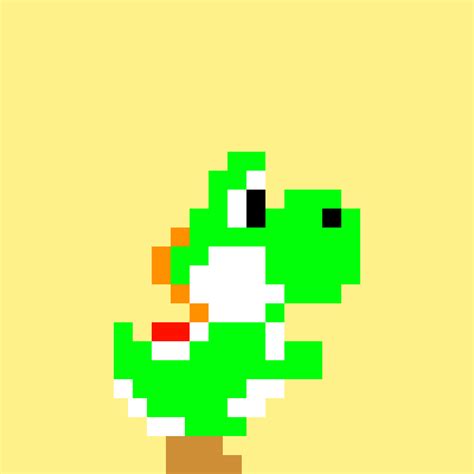 Yoshi Pixel Grid