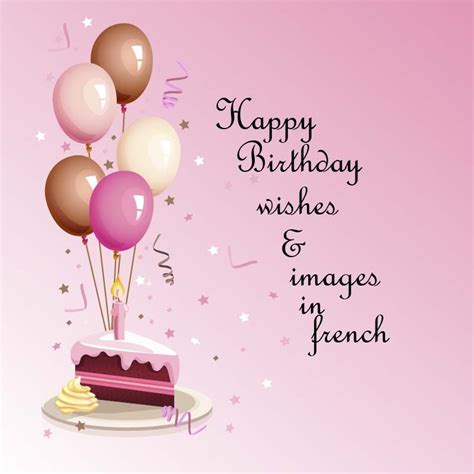 Happy Birthday Wishes Quotes In French - ShortQuotes.cc