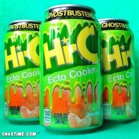 Ecto Cooler Hi-C: GHOSTBUSTERS EXCLUSIVE SLIME JUICE! | Snaxtime