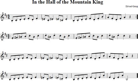 In the Hall of the Mountain King | Free Violin Sheet Music