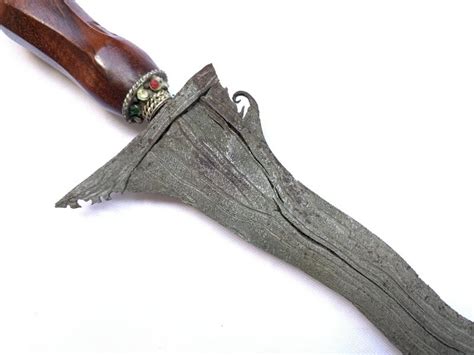 Silat Weapon WHITE BLADE KRIS SAWO WOOD Weapon blade Dagger