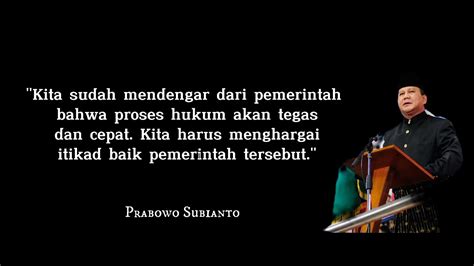 Quotes Prabowo Subianto tentang Indonesia - YouTube